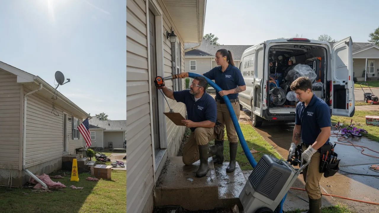 Ceiling Water Damage Restoration in Leopolis, WI near me