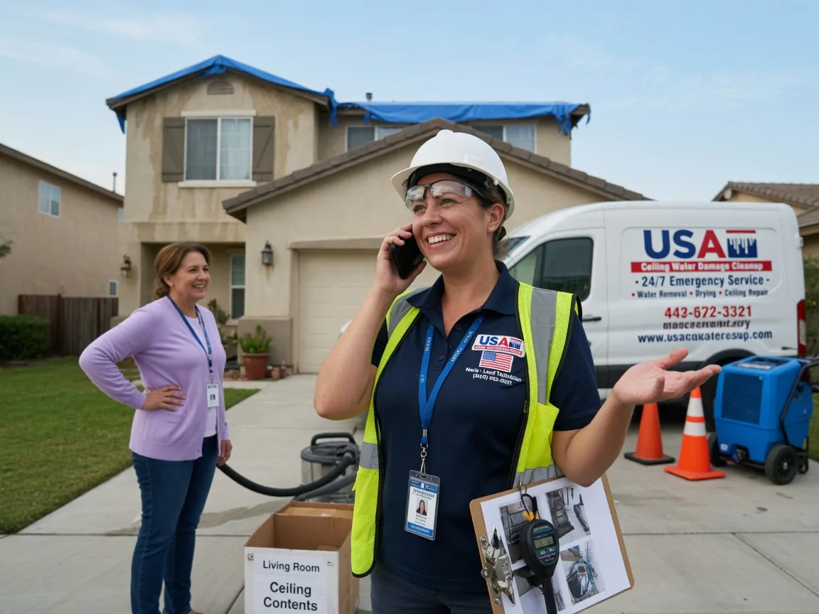 Ceiling Water Damage Restoration Leopolis, WI FAQs
